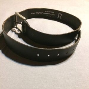 36" leather belt